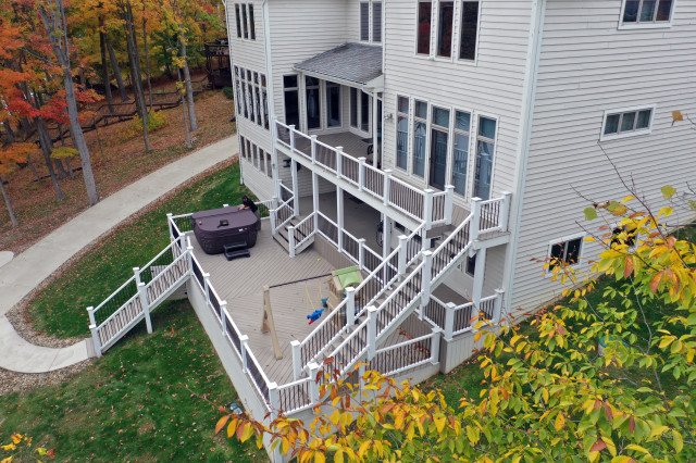 Deck With a View contemporary-terrace