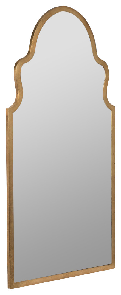 Lincoln Mirror Gold Transitional, Cooper Classics Pinlo Wall Mirror