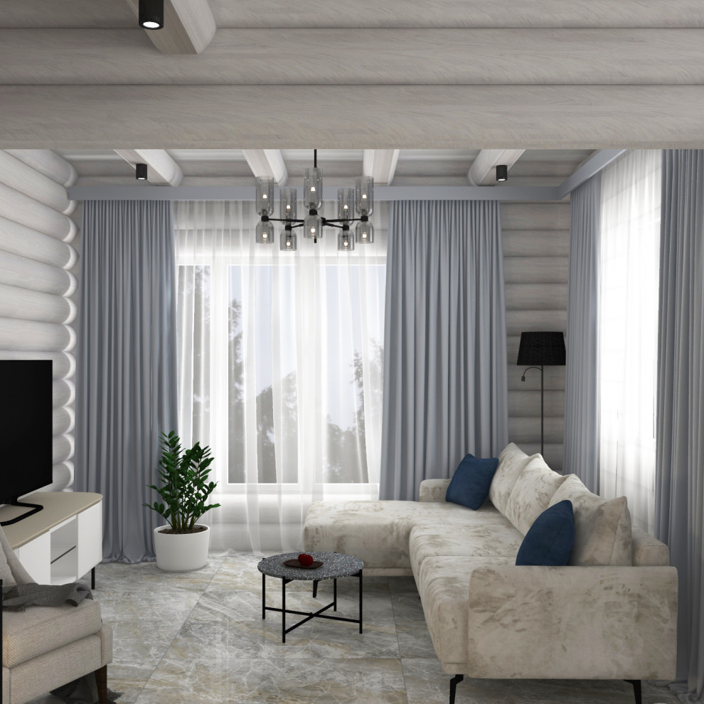 Проект загородного дома из сруба