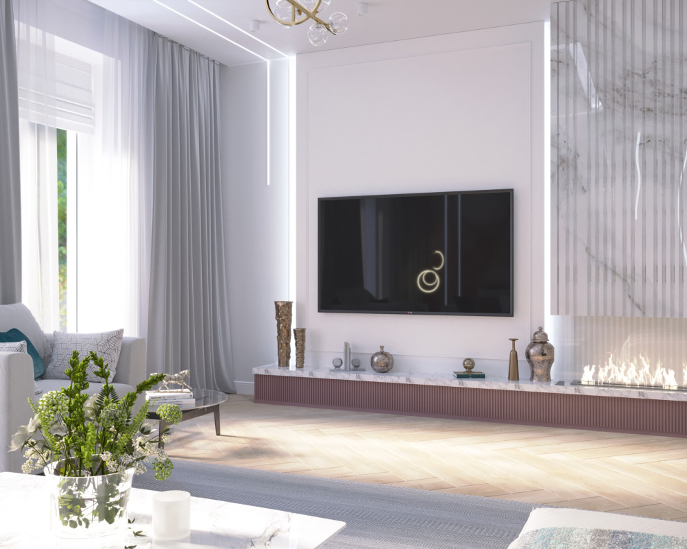 Дизайн интерьера дома 130 кв.м