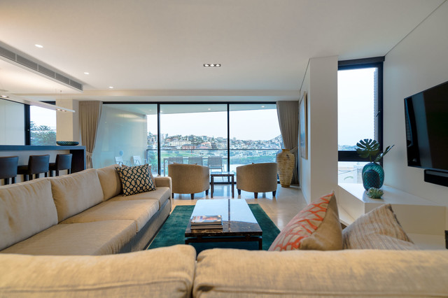 Bronte Apartment maritim-vardagsrum