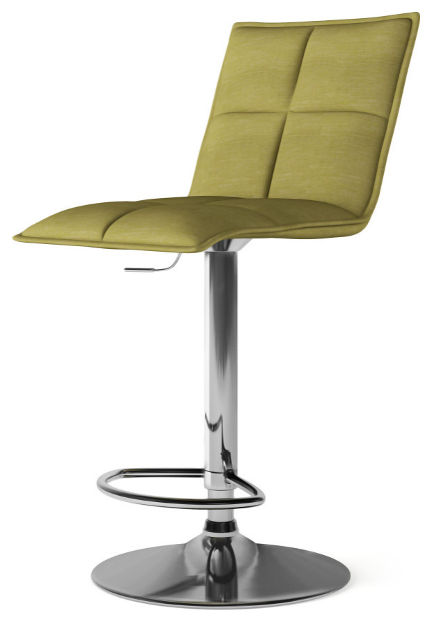 Nadia Adjustable Bar Stool Contemporary Bar Stools And Counter Stools by Simpli Home Ltd
