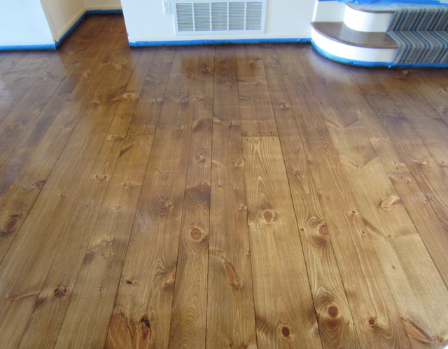 Sagaponack Eastern White Pine With Early American Stain And Bona