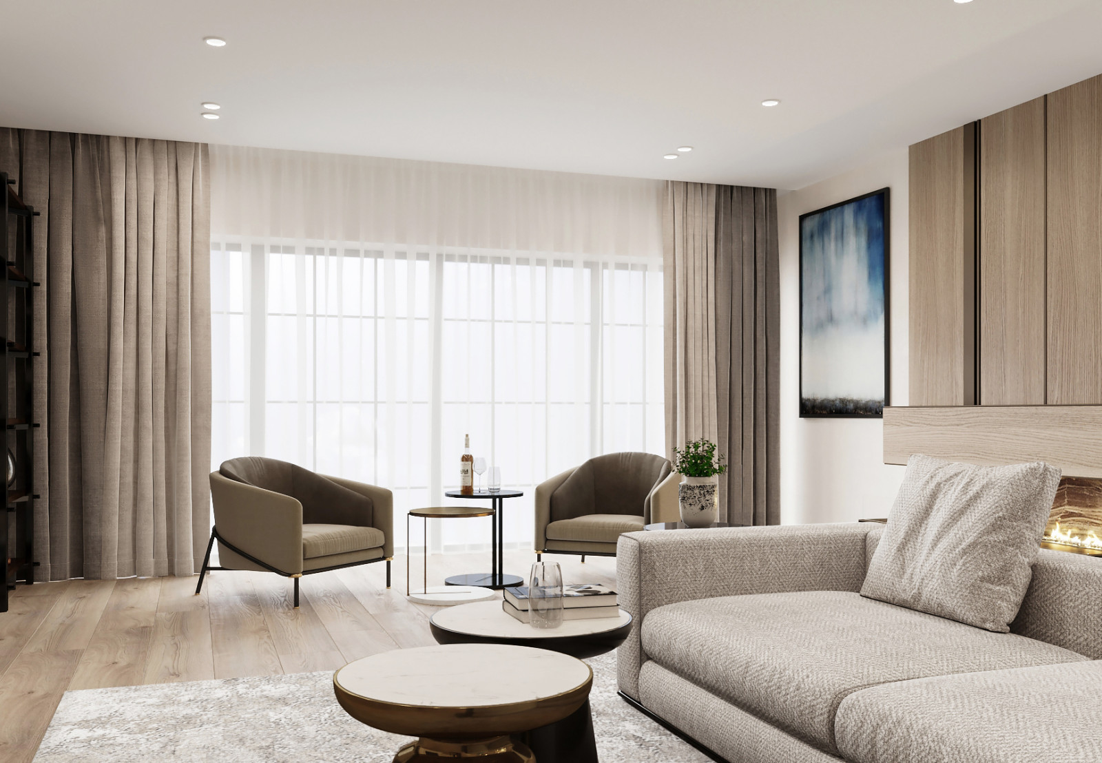 Дом с панорамными окнами