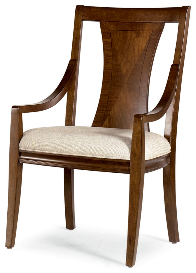 American Drew Essex Arm Chair in Mink, Set of 2