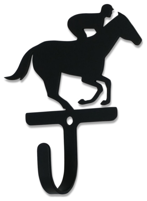 Racehorse/jockey Wall Hook Small