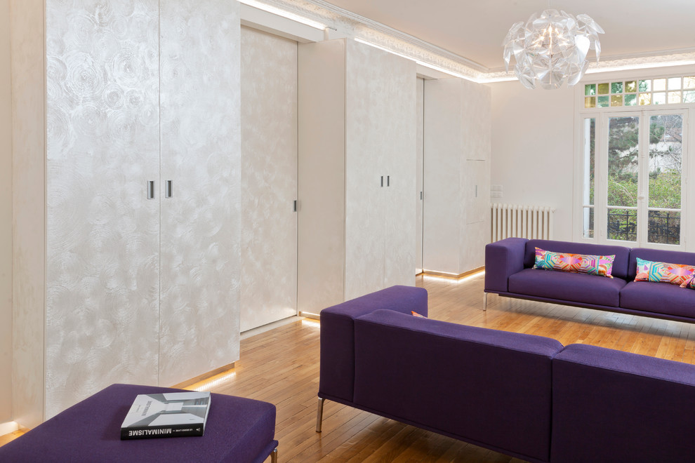 Idée de décoration pour un salon design.