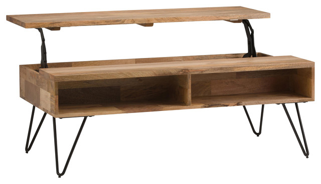 Simpli Home Hunter Solid Wood 48 Rectangle Lift Top Coffee Table In Natural Industrial Tables By Uk Ltd - Wooden Lift Top Coffee Tables Simpli Home Hunter Solid Wood 48 Rectangle Lift Top Coffee Table In Natural Industrial Tables By Uk Ltd - Wooden Lift Top Coffee Tables