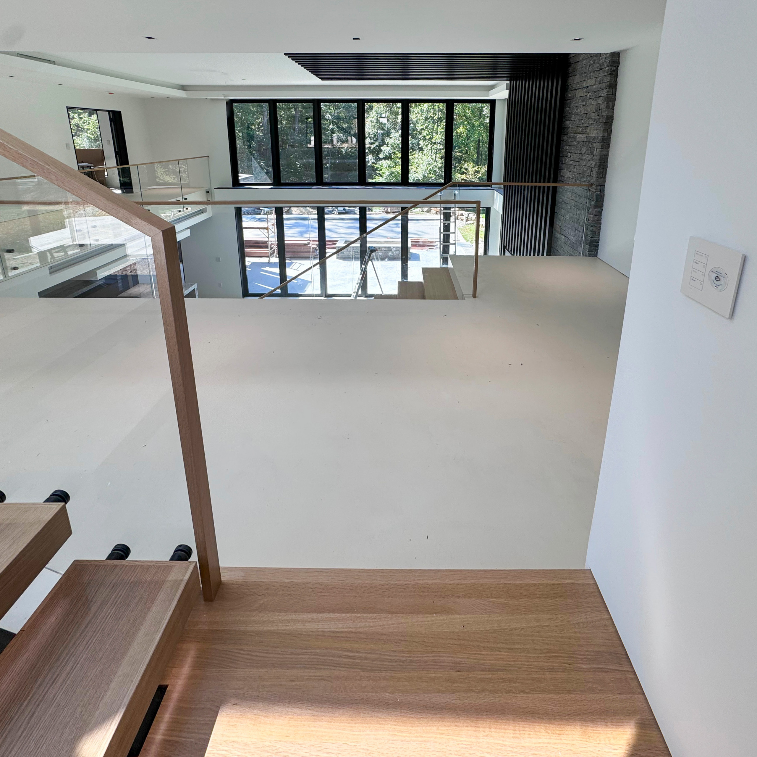 126_Visually Open and Light Contemporary Staircase, Mclean, VA 22102