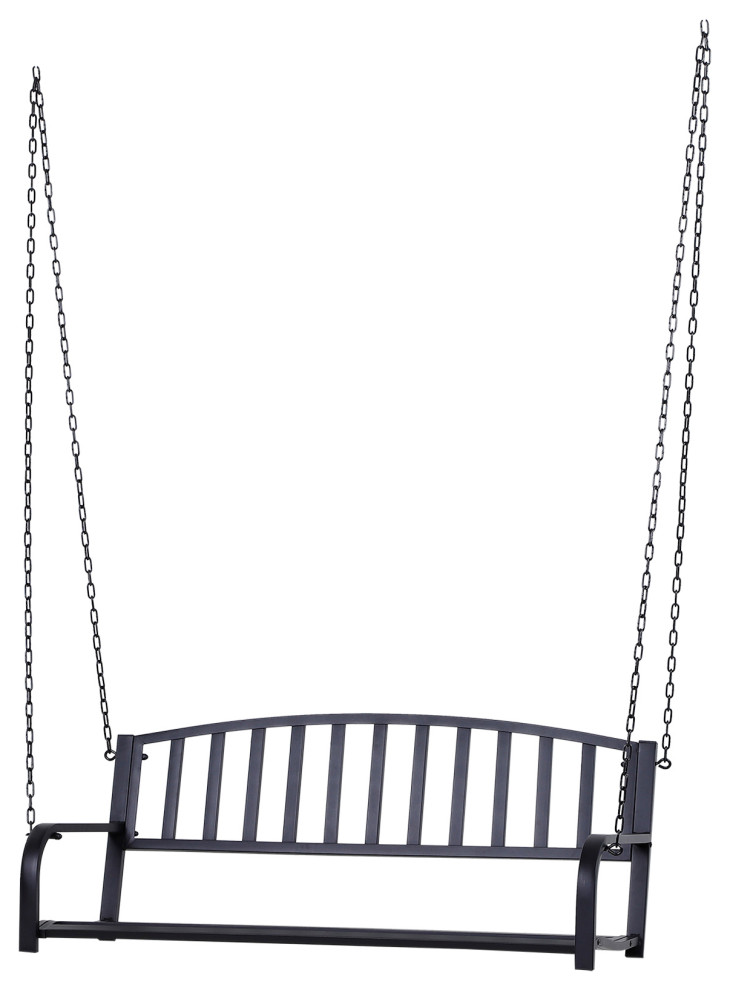 Outsunny 50 2 Person Weather Resistant Steel Outdoor Porch Bench Swing Transitional Swings By Aosom - Outsunny Outdoor Patio Swing Glider Bench Chair Outsunny 50 2 Person Weather Resistant Steel Outdoor Porch Bench Swing Transitional Swings By Aosom - Outsunny Outdoor Patio Swing Glider Bench Chair