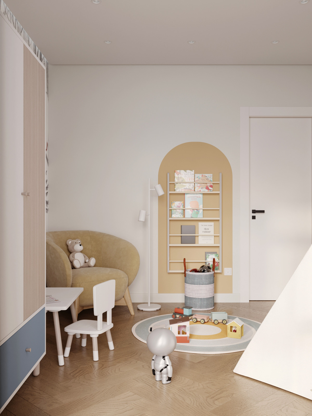 Трехкомнатная квартира в городе Дубнаа