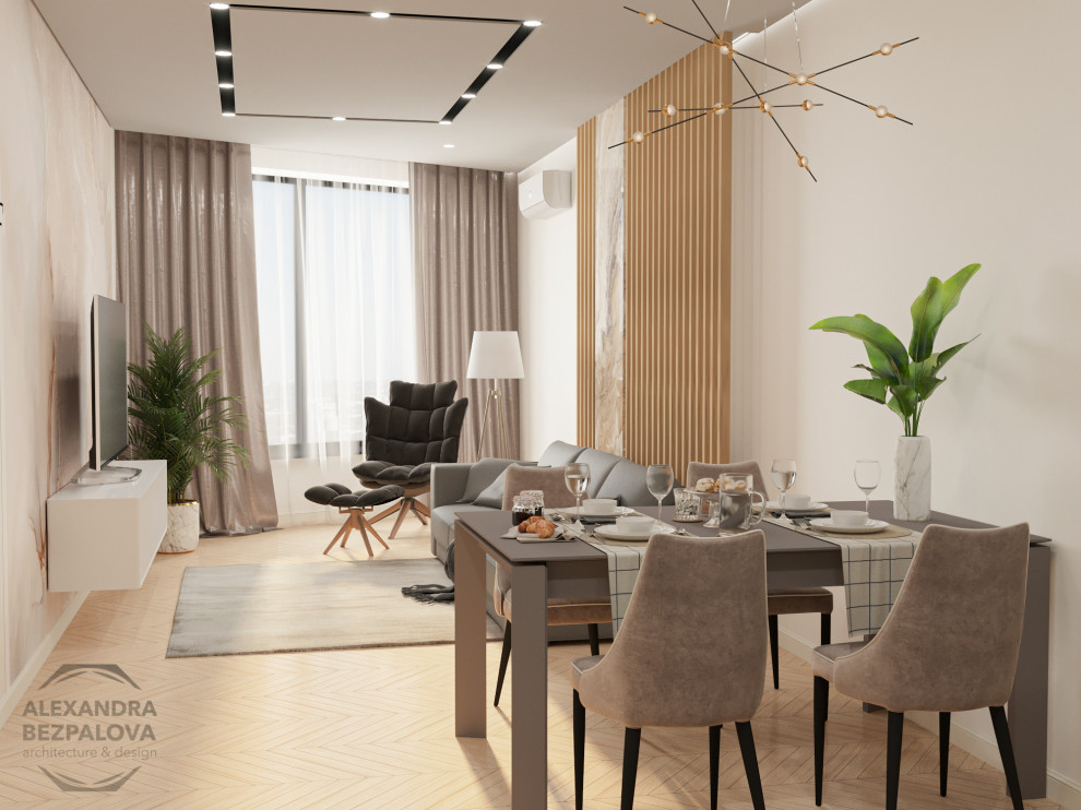 Дизайн проект квартиры на ул. Комсомольская г. Хабаровск