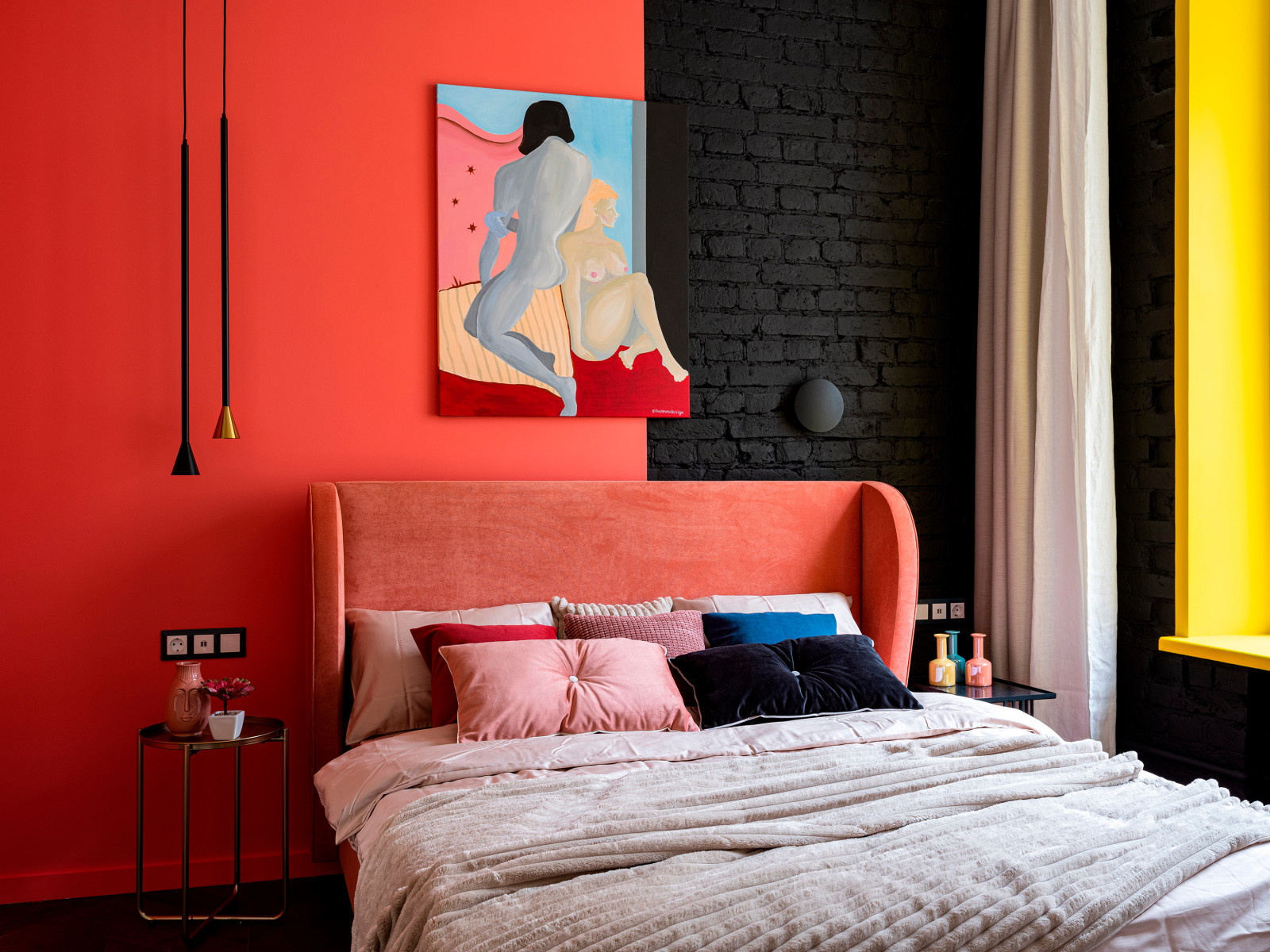 Современный интерьер в старинной доме в центре Москвы для сдачи в аренду