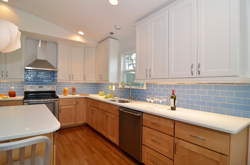 Inspiration for a large transitional kitchen remodel