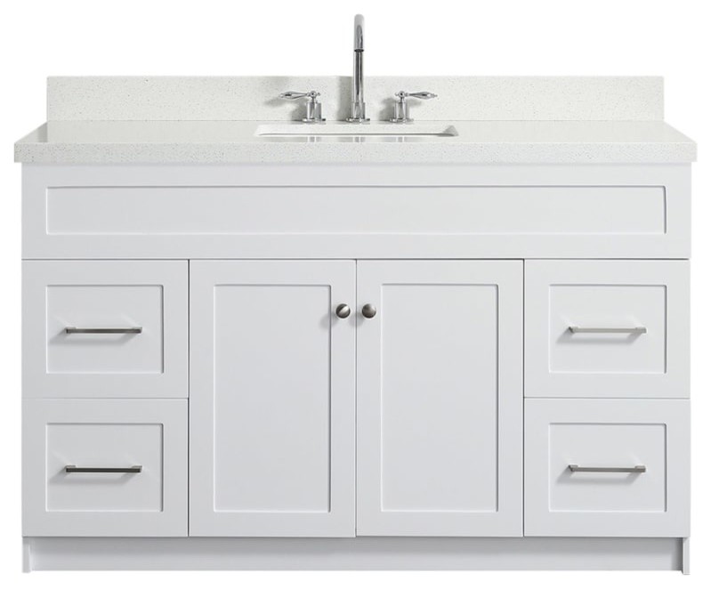Hamlet 55 Bath Vanity White With Quartz Top Basin Transitional Bathroom Vanities And Sink Consoles By Modern House - Black Vanity With White Quartz Top Hamlet 55 Bath Vanity White With Quartz Top Basin Transitional Bathroom Vanities And Sink Consoles By Modern House - Black Vanity With White Quartz Top