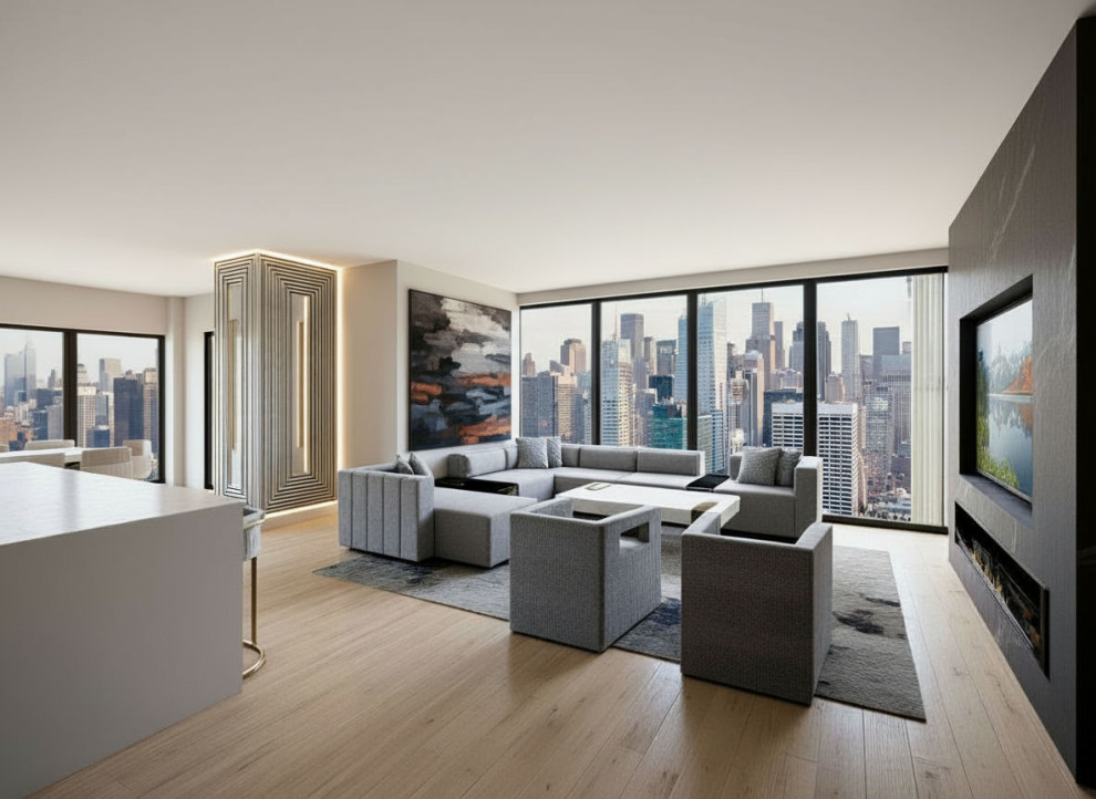 Allen Parkway highrise 3D Renderings and completed work