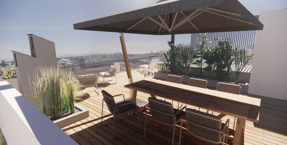 Roof terrace In Glyfada, Athens