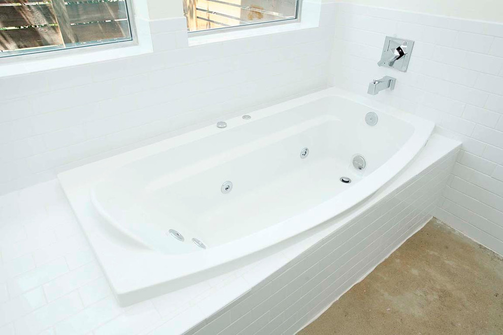 Inspiration for a transitional bathroom remodel in Austin