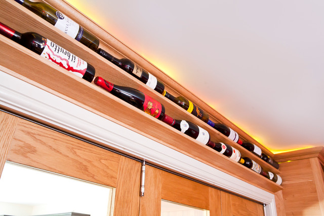 Wine racks modern-dining-room