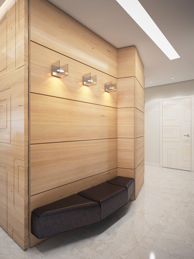 Интерьер квартиры в современном стиле с нотами ар-деко. ЖК Мегаполис. Минск