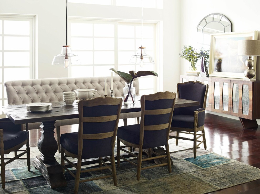 Inspiration for an eclectic dining room in Indianapolis.