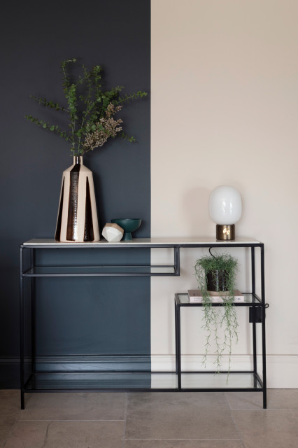 Converted school house, Hexham modern-living-room