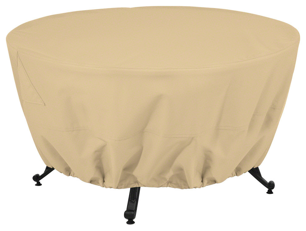 42" Round Fire Pit Table Cover-All Weather Protection Outdoor Cover