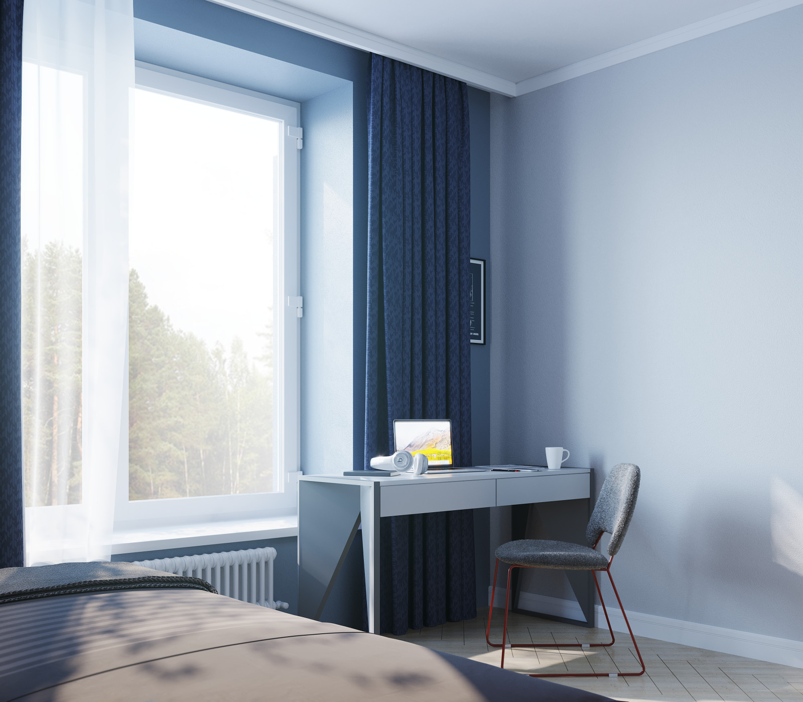 Дизайн проект интерьера коттеджа 140 кв.м.