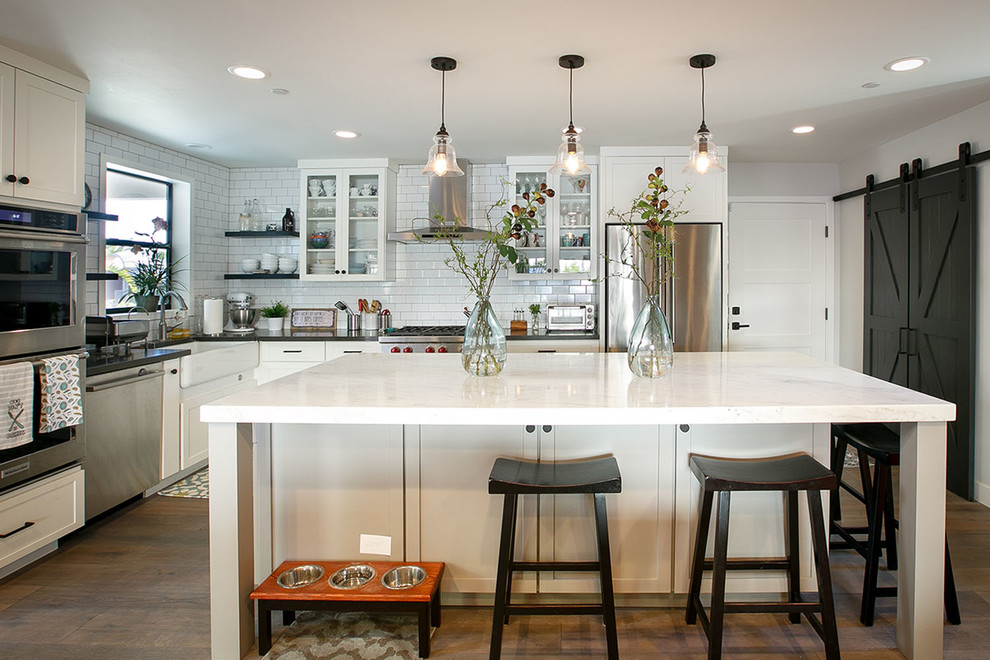 Inspiration for a beach style kitchen in San Diego.