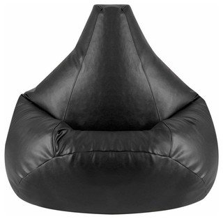 Modern Highback Bean Bag Upholstered, Faux Leather for Modern Highback Bean Bag Upholstered, Faux Leather for