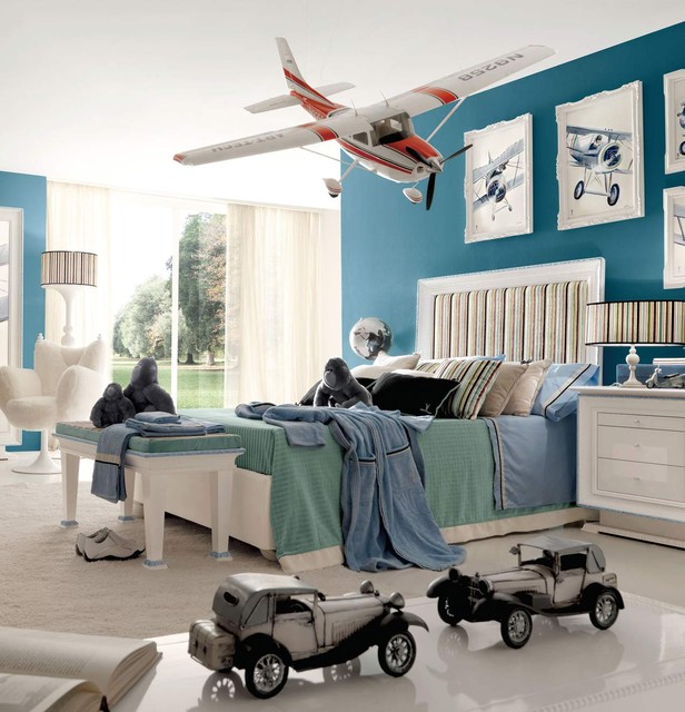 willy aviation inspired kids bedroomimagine living - modern