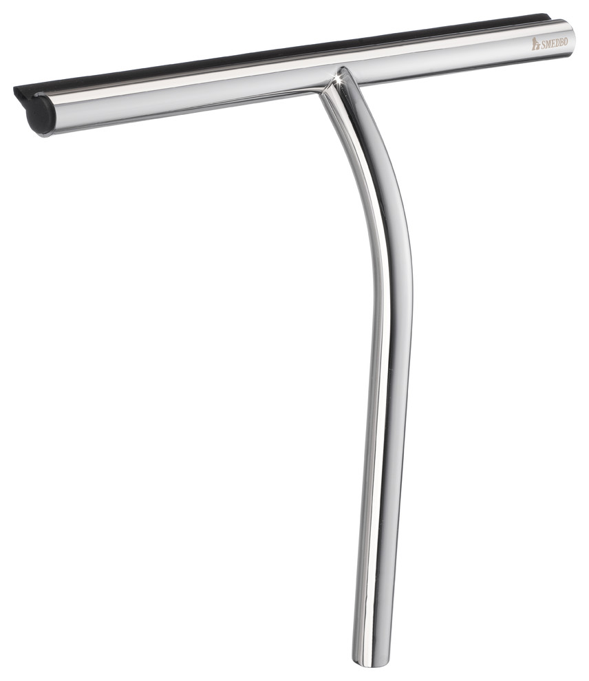 Shower Squeegee With Hook, Round Contemporary Squeegees by Smedbo Inc Houzz