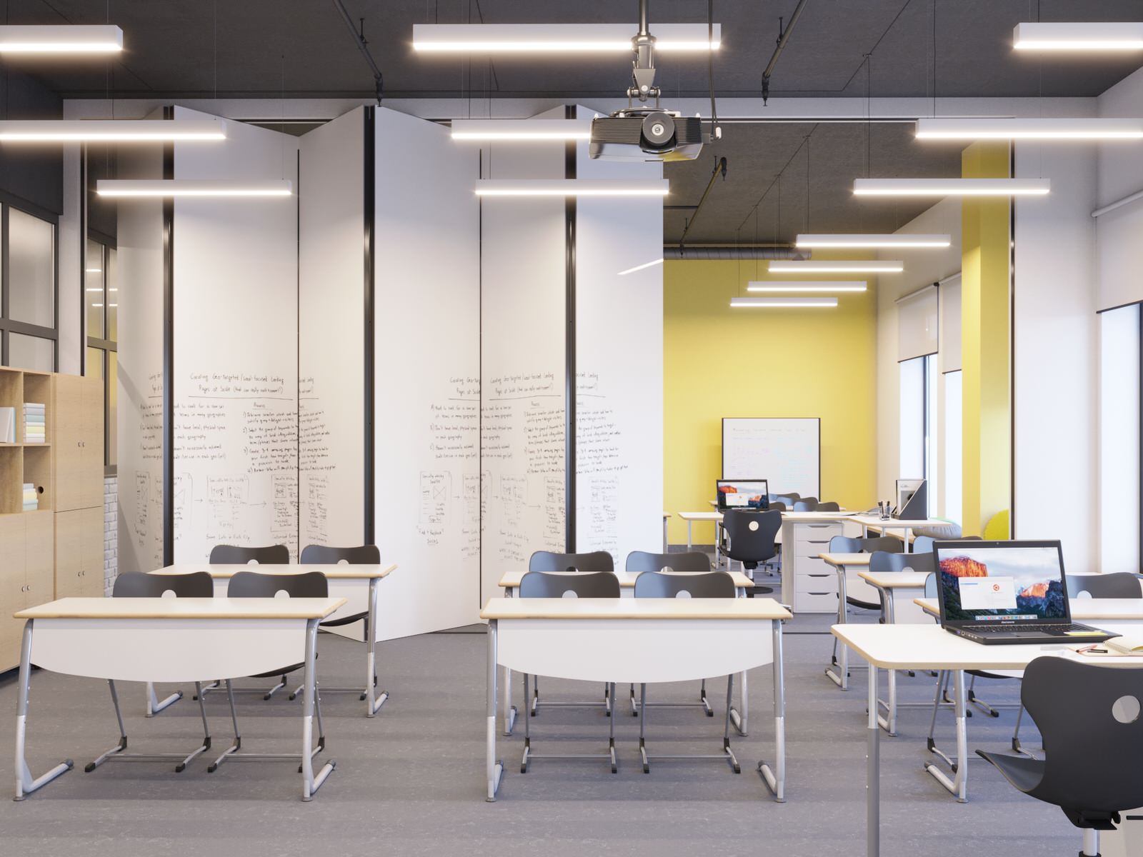 Дизайн-проект интерьеров школы на 825 мест