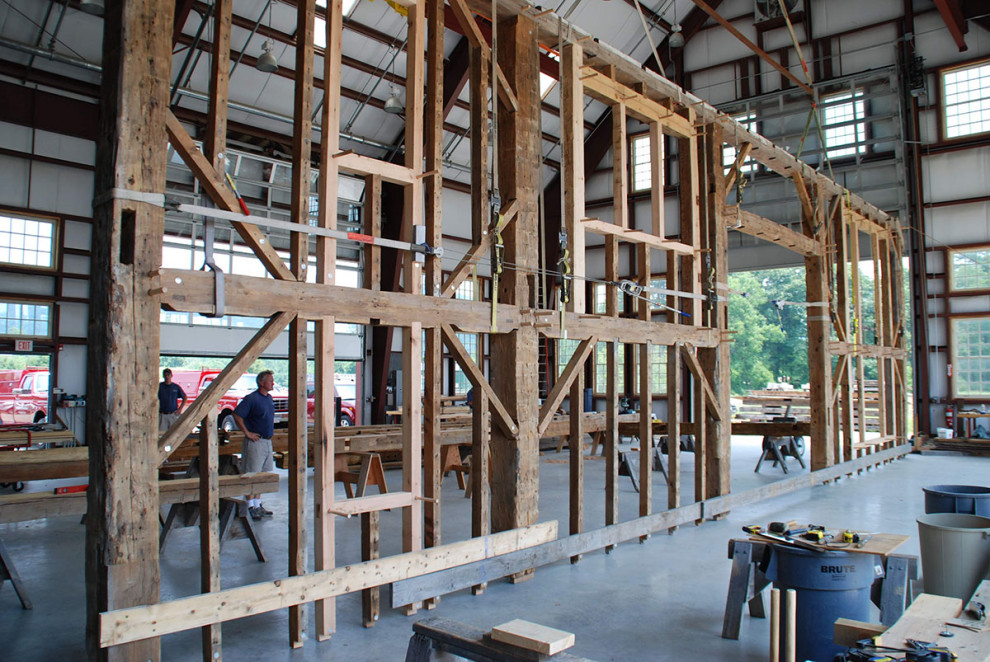 Inspiration for a large rustic home design remodel