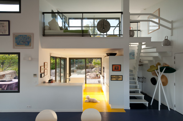 La maison furtive - Construction d'une maison individuelle contemporary