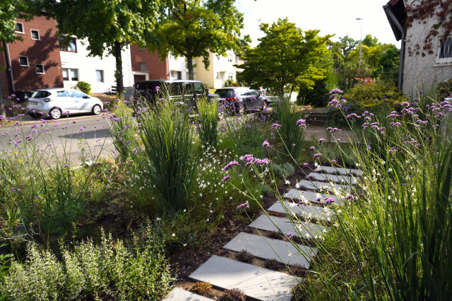 Einfamilienhaus Contemporain Jardin Essen par Schröer