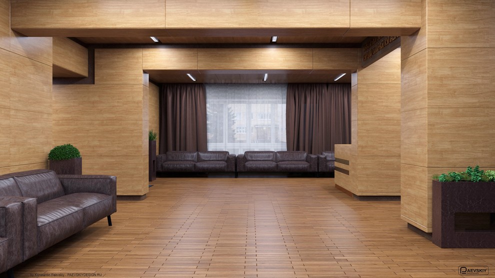 Фойе входа и коридоры дома культуры