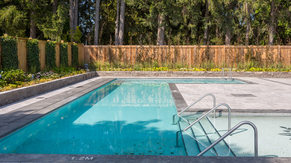 Example of a transitional pool design in Toronto