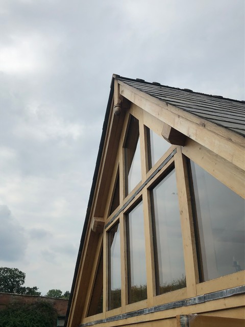 Barn Conversion in Herefordshire trendy-hus-og-facade