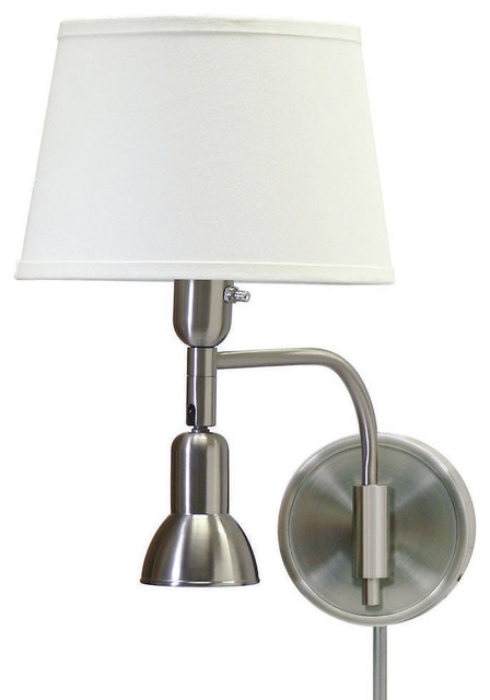 House Of Troy Wall Lamp with Up And Down Lighting Satin Nickel