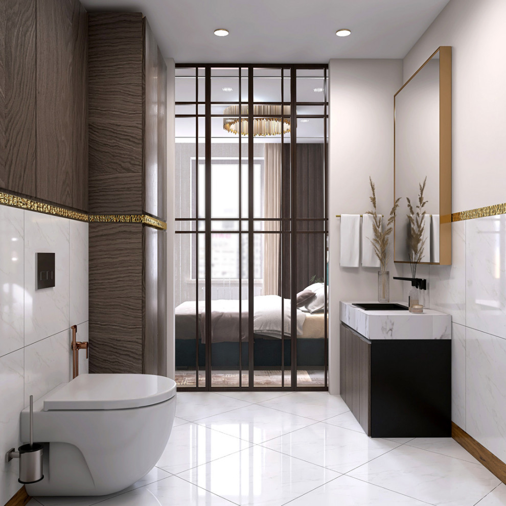 санузел мастер спальни