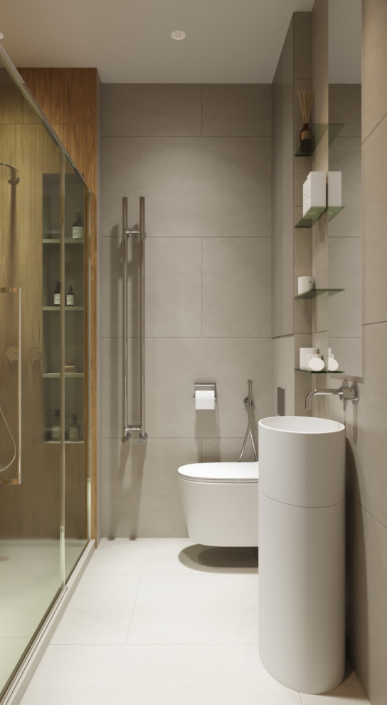 2-ух уровневая квартира в стиле минимализм