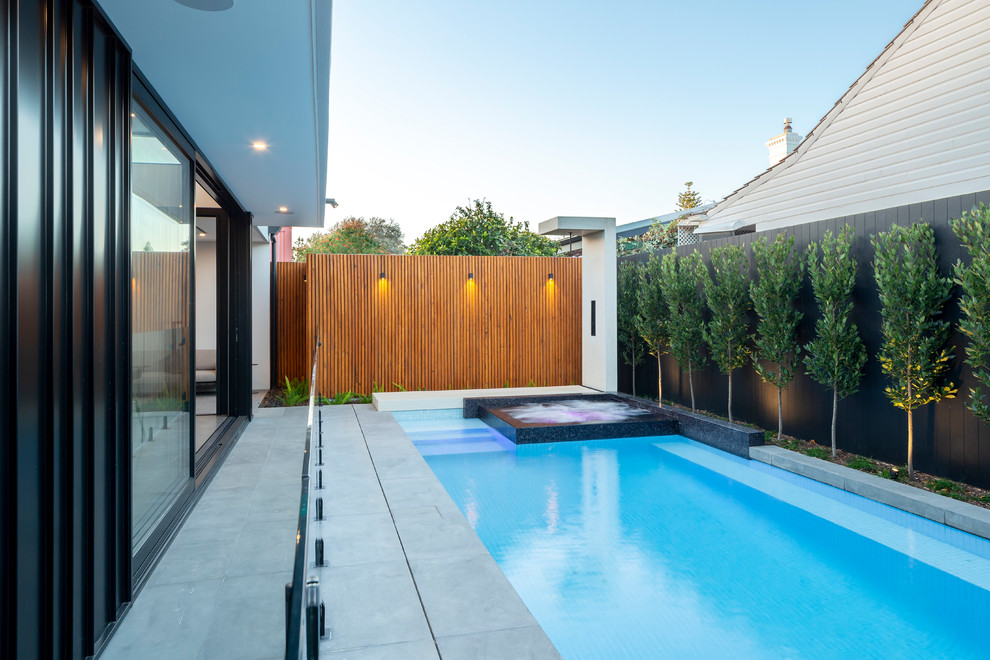Contemporary pool in Adelaide.