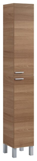Koncept Column Bathroom Cabinet, Walnut