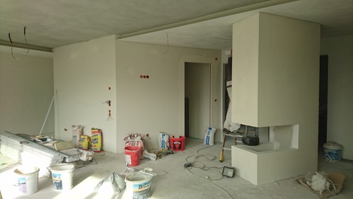 Pareti con effetto cemento per stile industriale Stucco effetto cemento