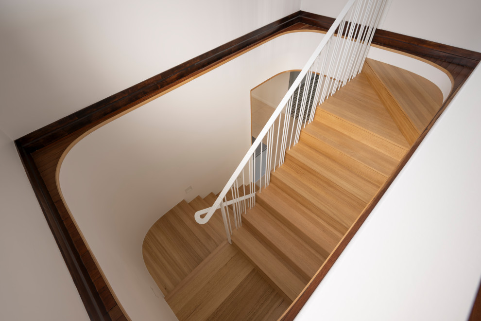Photo of a contemporary staircase in Brisbane.