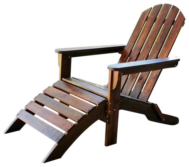 Pemberly Row Outdoor Chair in Natural Stain - Traditional ...
