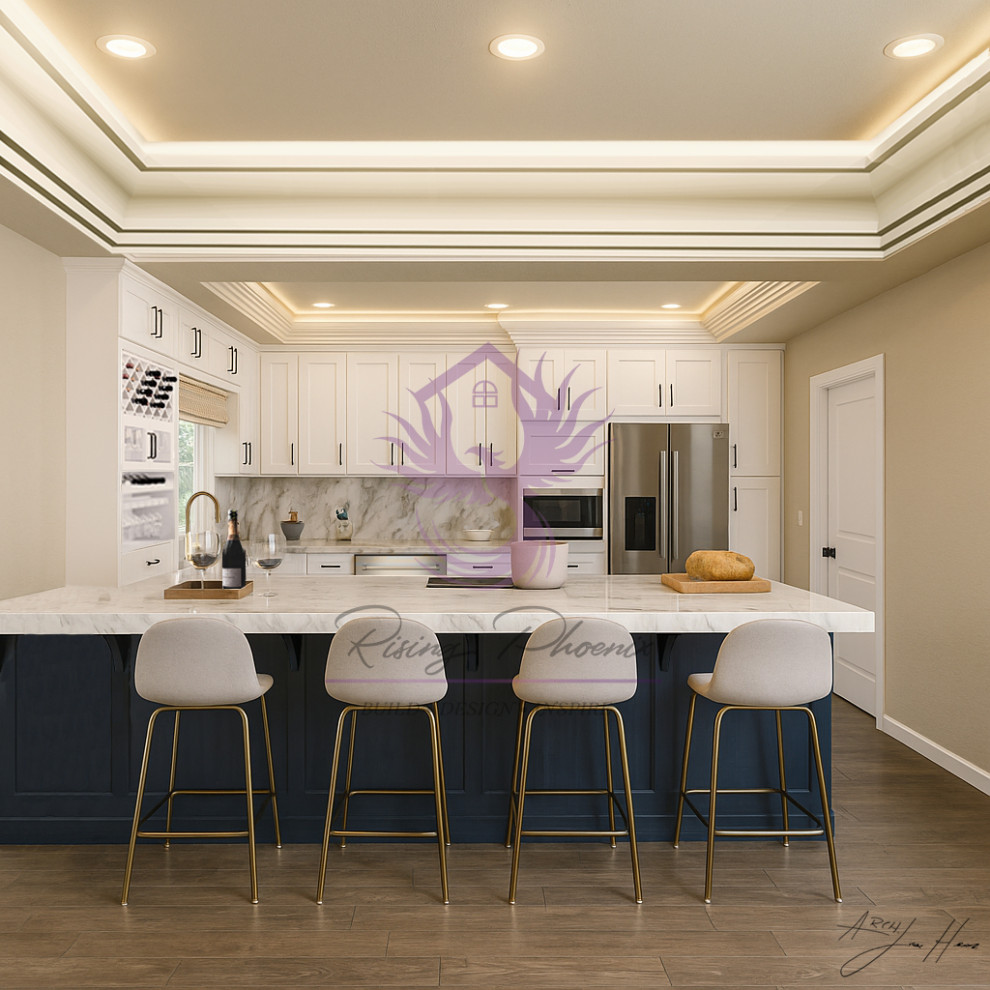 Romo Residence, W Broadway, Custom Home + ADU