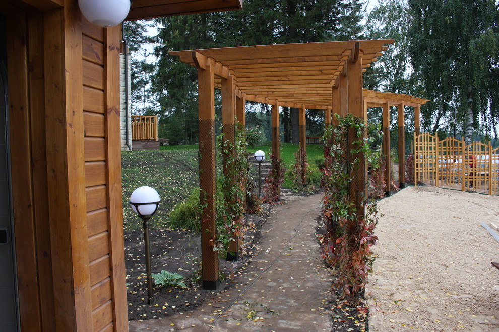 Проект деревянного навеса