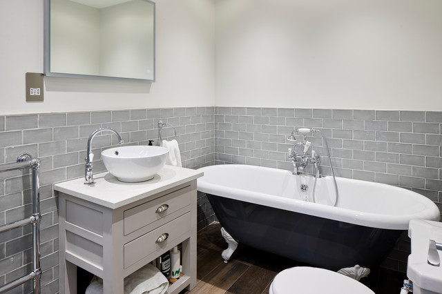 Devonshire Road modern-badrum